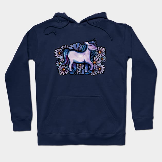 Purple Unicorn Hoodie by bubbsnugg